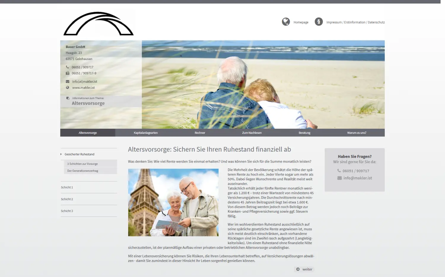  Altersvorsorge von Bauer GmbH